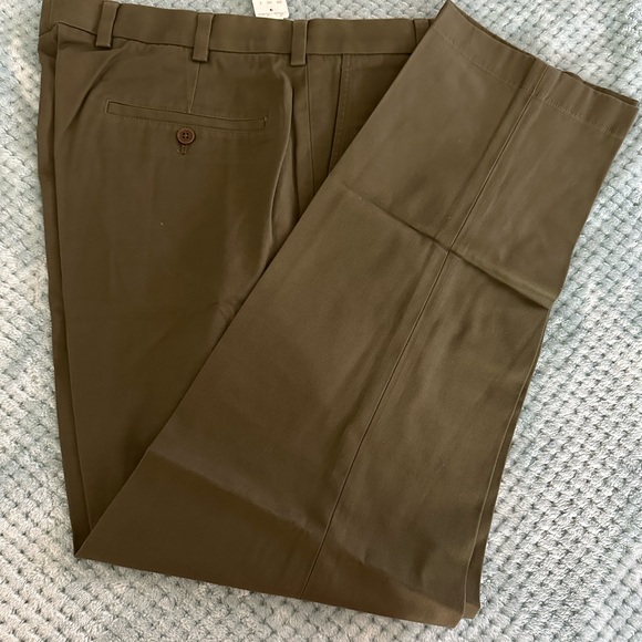 NWT Brooks Brothers Olive Green Men’s Pants Size W34” X L30” - Picture 1 of 6
